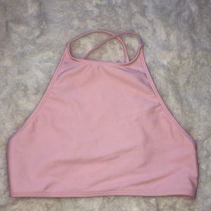 Halter swim top